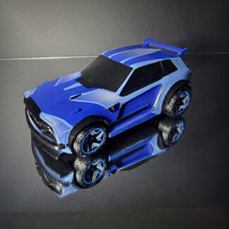 Fennec - Black Trim - Blue Body - White Edge Burst Decal - Cobalt Reaper