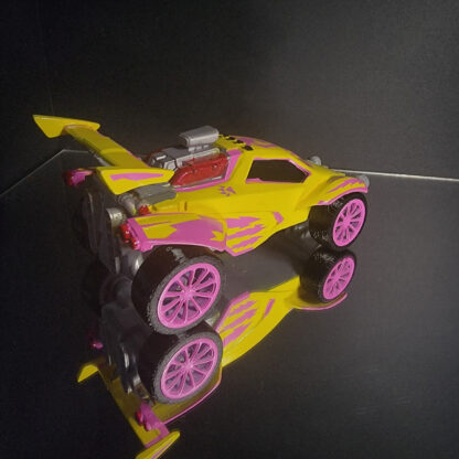 Octane - Pink Trim - Yellow Body - Pink Lone Wolf - Pink Dieci - Image 3