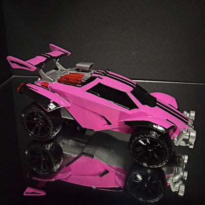 Octane - Black Trim - Pink Body - Black Stripes - Black OEM - Image 3