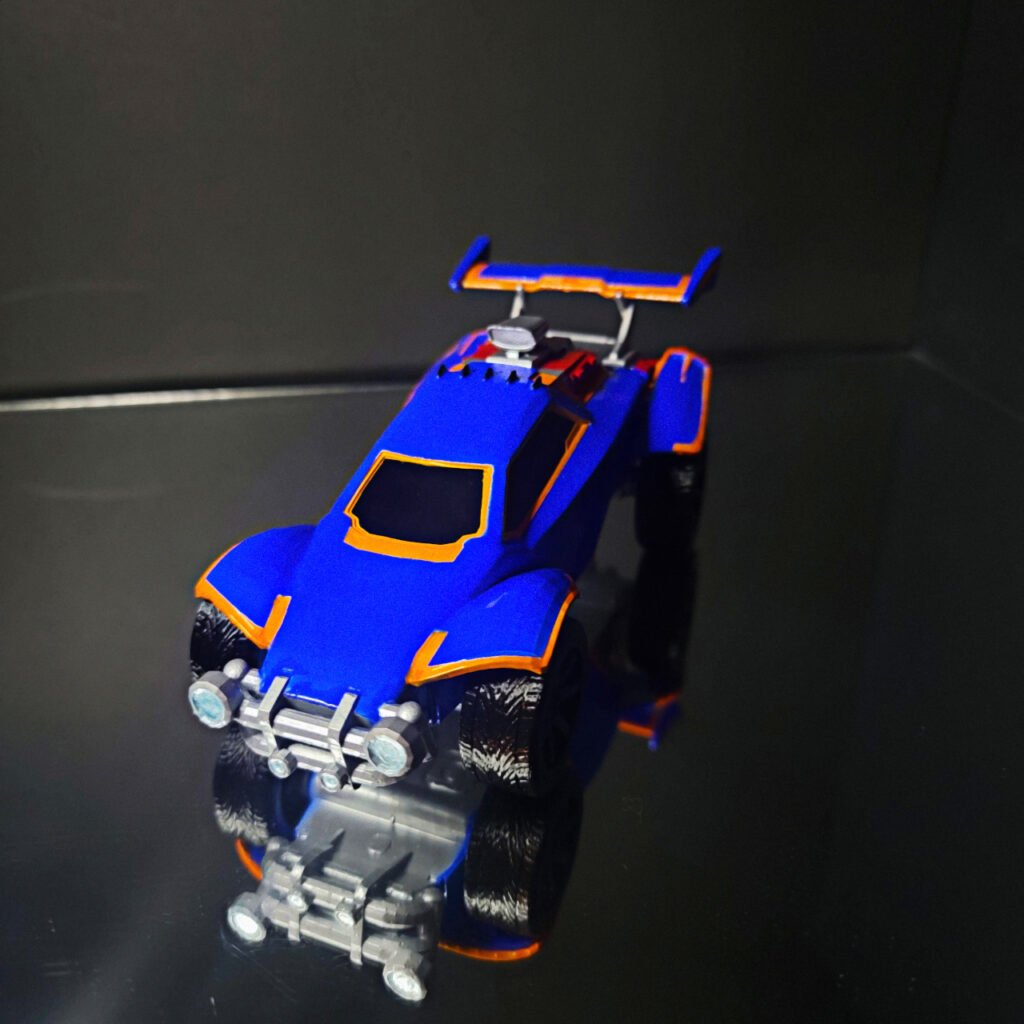 Custom Octane Red Octane – Orange Trim – Blue Body – Black Hiro – Dustin 3D Print