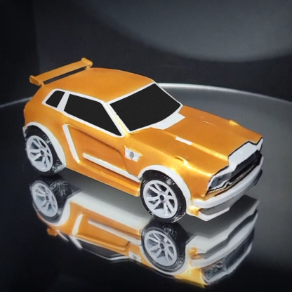 Fennec - TW Trim - Metallic Orange Body - White OEM