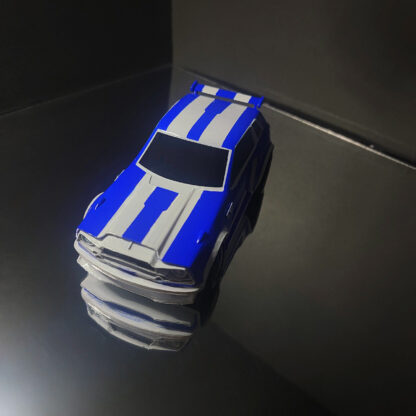 Fennec - TW Trim - Bright Blue Body - White Stripes Decal - Black Cristiano - Image 2