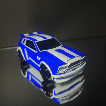 Fennec - TW Trim - Bright Blue Body - White Stripes Decal - Black Cristiano - Image 4