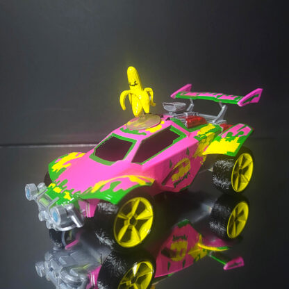 Octane - Green Trim - Pink Body - Yellow and Lime Demonio - Yellow Stern - Image 2