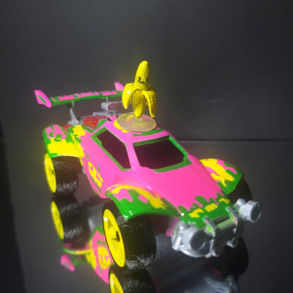 Octane - Green Trim - Pink Body - Yellow and Lime Demonio - Yellow Stern - Image 3