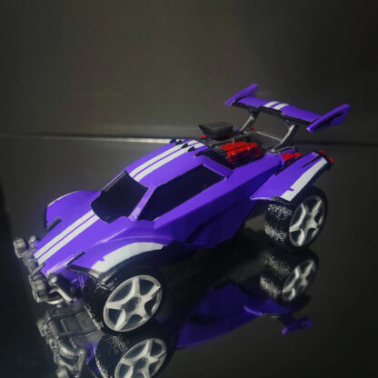 Octane - Black Trim - Purple Body - White Stripes - White Yuzo - Image 3