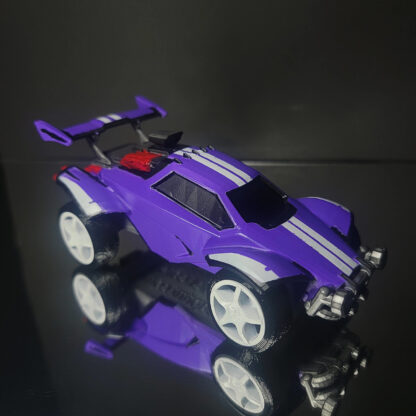 Octane - Black Trim - Purple Body - White Stripes - White Yuzo