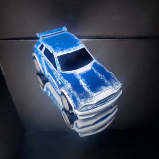 Fennec - White Trim - Blue Body - Heatwave Decal - White Zomba