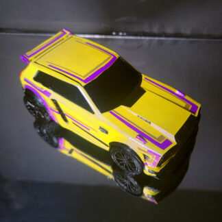 Fennec -  Black Trim - Yellow Body - Purple Nitty Gritty - Black Dieci