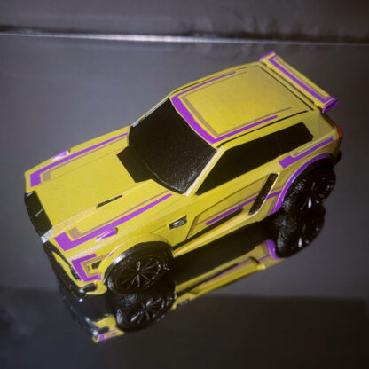 Fennec -  Black Trim - Yellow Body - Purple Nitty Gritty - Black Dieci - Image 2