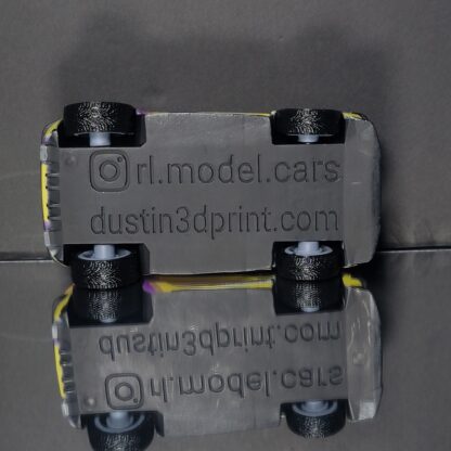 Fennec -  Black Trim - Yellow Body - Purple Nitty Gritty - Black Dieci - Image 5