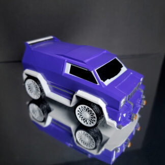 Merc - White Trim - Indigo Body - White Custom Wheels