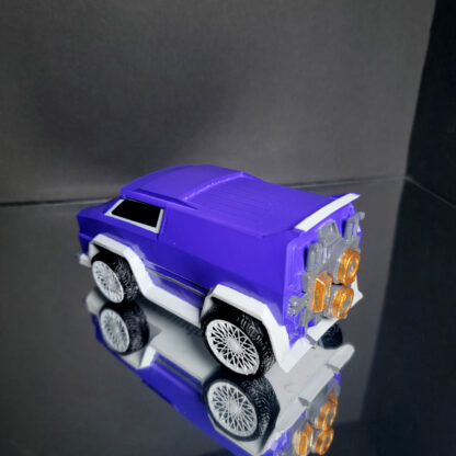 Merc - White Trim - Indigo Body - White Custom Wheels - Image 5