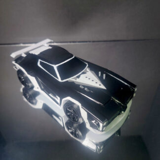 Dominus - White Trim - Black Body - Fancy Formal Decal - Black Hiro