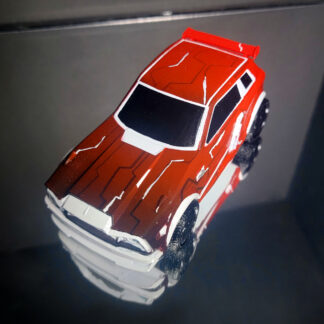 Fennec - White Trim - Red Body - White Mainframe - Black Cristiano