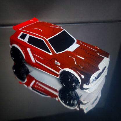 Fennec - White Trim - Red Body - White Mainframe - Black Cristiano - Image 2