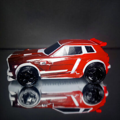Fennec - White Trim - Red Body - White Mainframe - Black Cristiano - Image 4