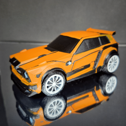 Fennec - Black Trim - Orange Body - Black Bluster Bar Decal - White Dieci - Image 2