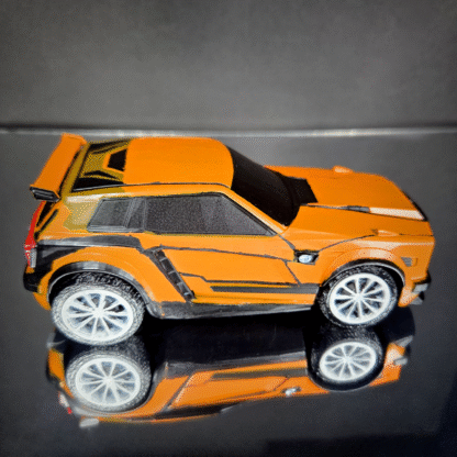 Fennec - Black Trim - Orange Body - Black Bluster Bar Decal - White Dieci - Image 3