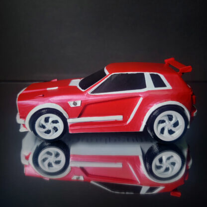 Fennec - White Trim - Red Body - White Vortex - Image 3