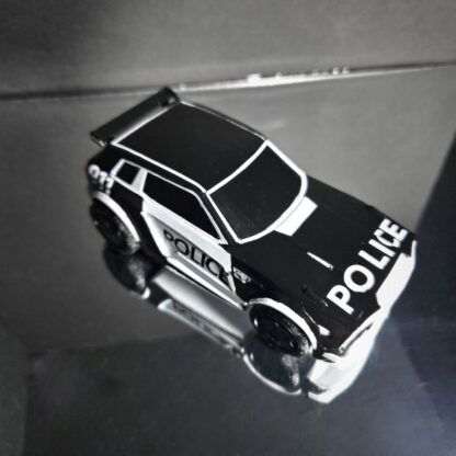 Fennec -  White Trim - Custom Police Decal - Black Cristiano