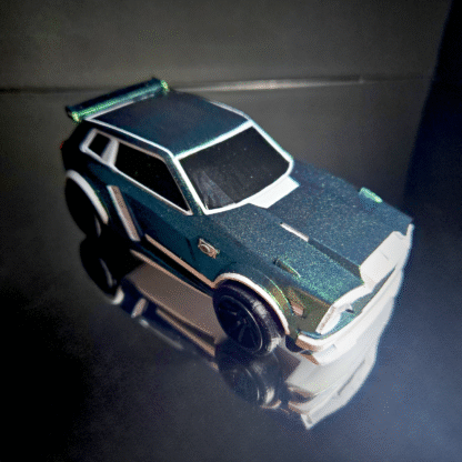 Fennec - White Trim - Green to Cyan Color Shift - Black OEM - Image 2