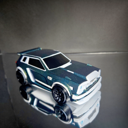 Fennec - White Trim - Green to Cyan Color Shift - Black OEM - Image 3