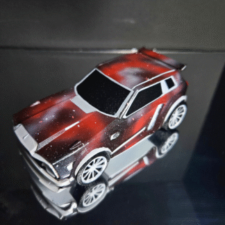 Rocket League - Fennec - 080 - White Trim - Red / White Interstellar - White Dieci
