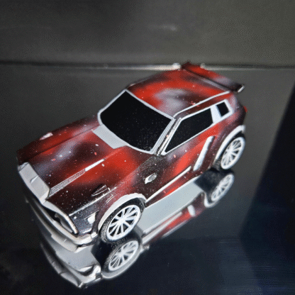 Rocket League - Fennec - 080 - White Trim - Red / White Interstellar - White Dieci