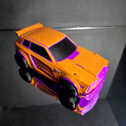Fennec - Purple Trim - Orange Body - Black Cristiano - Image 2