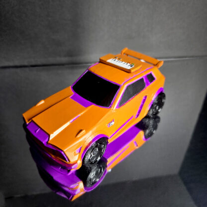 Fennec - Purple Trim - Orange Body - Black Cristiano - Image 4