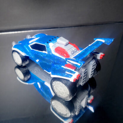 Octane - White Trim - Blue Heatwave Decal - White Zomba - Image 4