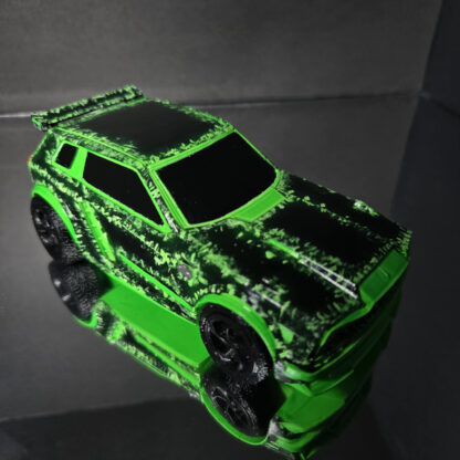 Fennec - Green Trim - Black Body - Green Distortion Decal - Black Vortex - Image 2