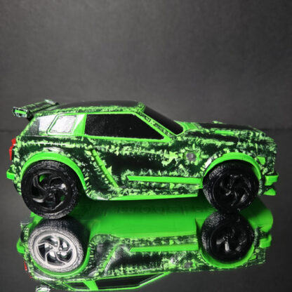 Fennec - Green Trim - Black Body - Green Distortion Decal - Black Vortex - Image 3
