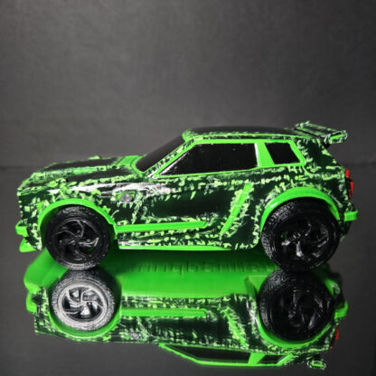 Fennec - Green Trim - Black Body - Green Distortion Decal - Black Vortex - Image 4