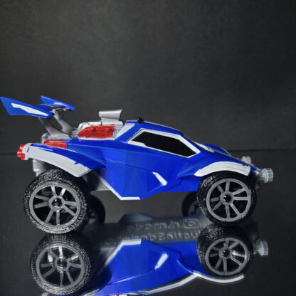 Octane - White Trim - Blue Body - White Stripes Decal - Grey OEM - Image 3