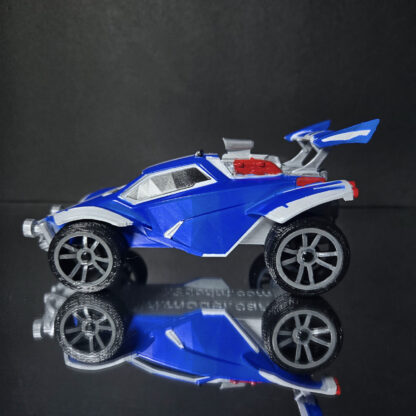 Octane - White Trim - Blue Body - White Stripes Decal - Grey OEM - Image 4