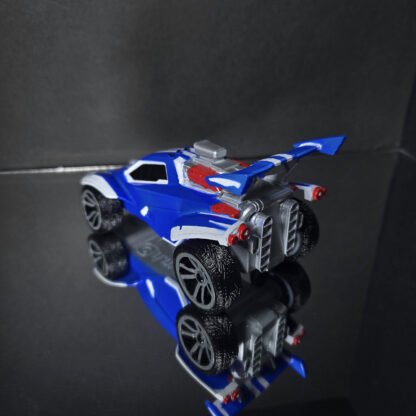Octane - White Trim - Blue Body - White Stripes Decal - Grey OEM - Image 5