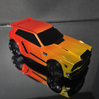 Fennec - Black Trim - Red / Yellow Fade - Black Cristiano