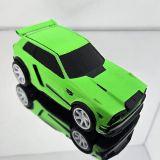 Fennec - Black Trim - Lime Green Body - All White Hiro