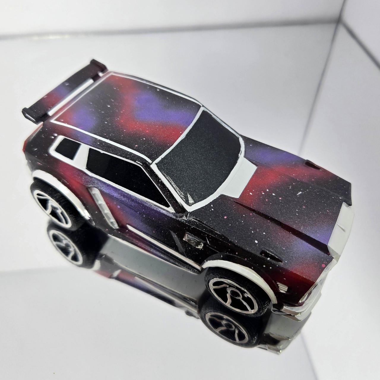 Fennec - White Trim - Red and Purple Interstellar - White Chakram - Image 5