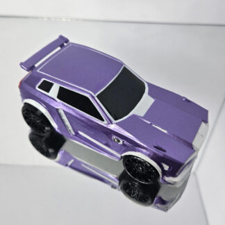 Fennec - White Trim - Metallic Purple Body - Black Custom Wheels