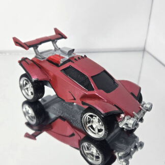 Octane - Black Trim - Matte Red Body - Custom Chrome Wheels