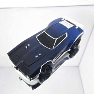 Dominus - White Trim - Black to Blue Fade - Black Nipper Wheels