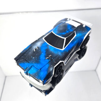 Dominus - White Trim - Blue Interstellar - Black Nipper Custom Wheels