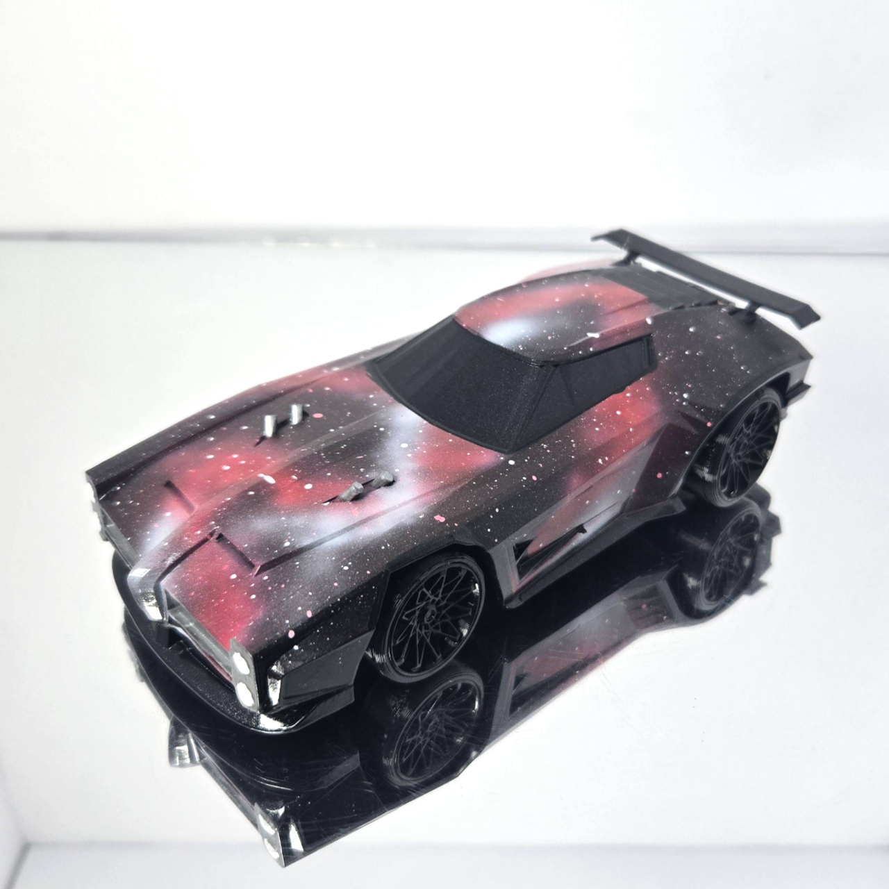 Dominus - Black Trim - Red Interstellar - Black Apex Custom Wheels - Image 2