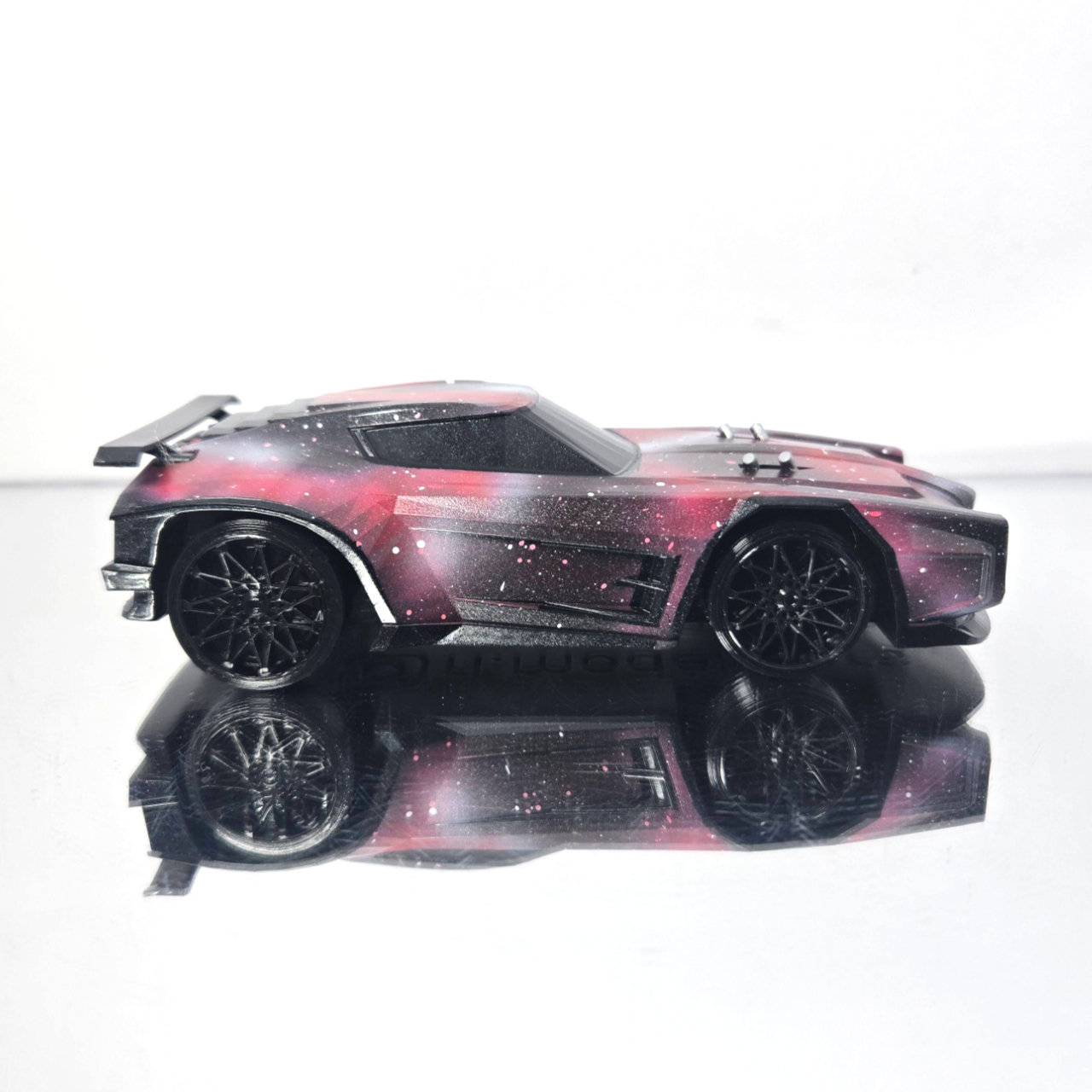 Dominus - Black Trim - Red Interstellar - Black Apex Custom Wheels - Image 4