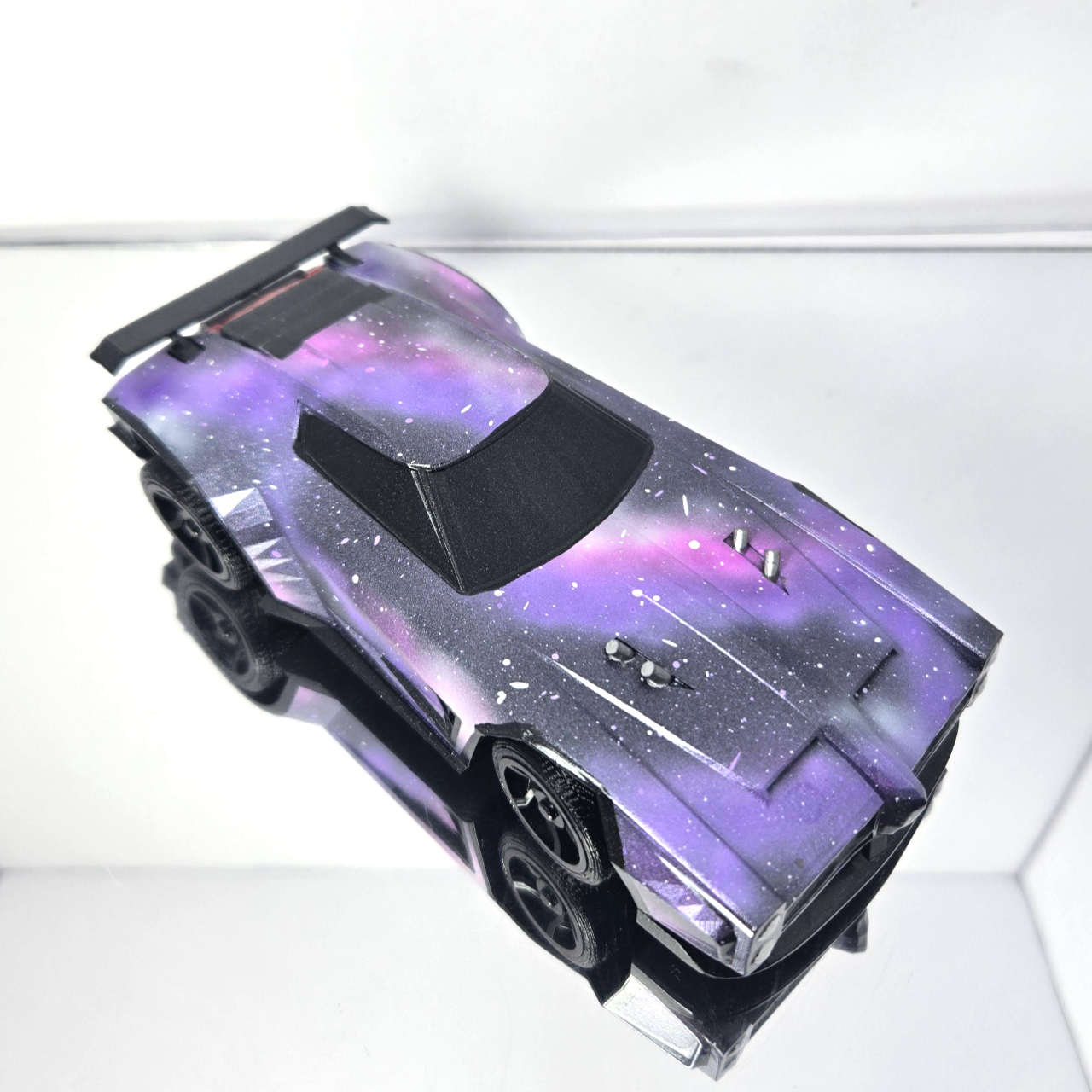 Dominus - Black Trim - Purple Interstellar - Black Chakram Custom Wheels