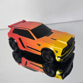 Fennec - Black Trim - Yellow to Red Fade - Black Dieci