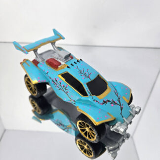 Octane - Gold Trim - Cyan Body - Cherry Blossom Decal - Gold Dieci